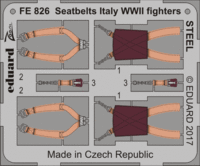 Seatbelts Italy WWII fighters STEEL - Image 1