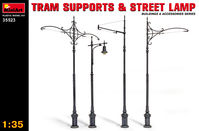 Tram supports and street lamp - Image 1