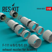 F-111 A/B/C/D/E (EF-111) exhaust nozzles for Academy KIT